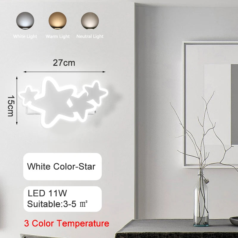 lustre led moderne en forme de lune étoile nuage pour enfants