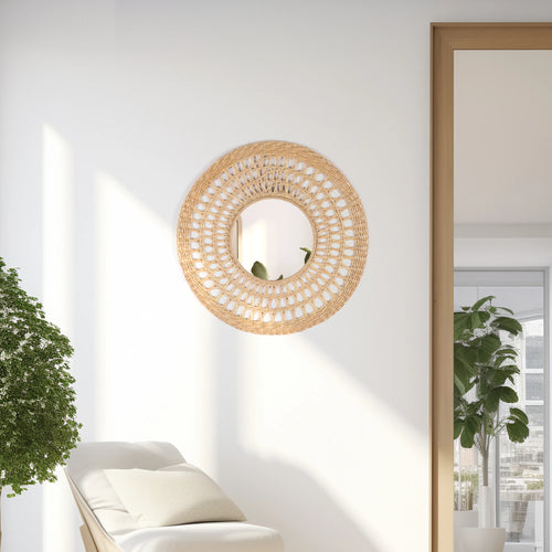 miroir décoratif mural de style européen luxe circulaire - vue 3 sur 7