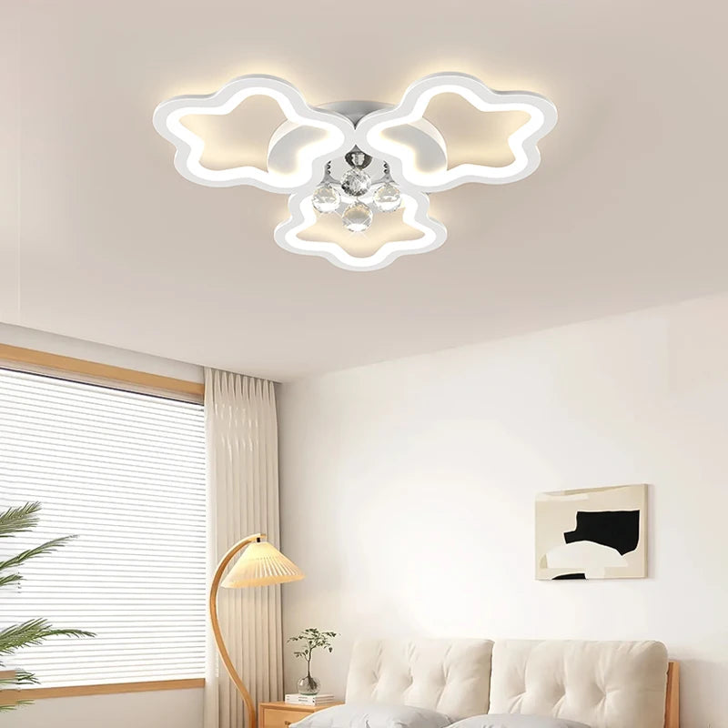 plafonnier moderne style citrouille luxe cristal 2024 pour toute la maison