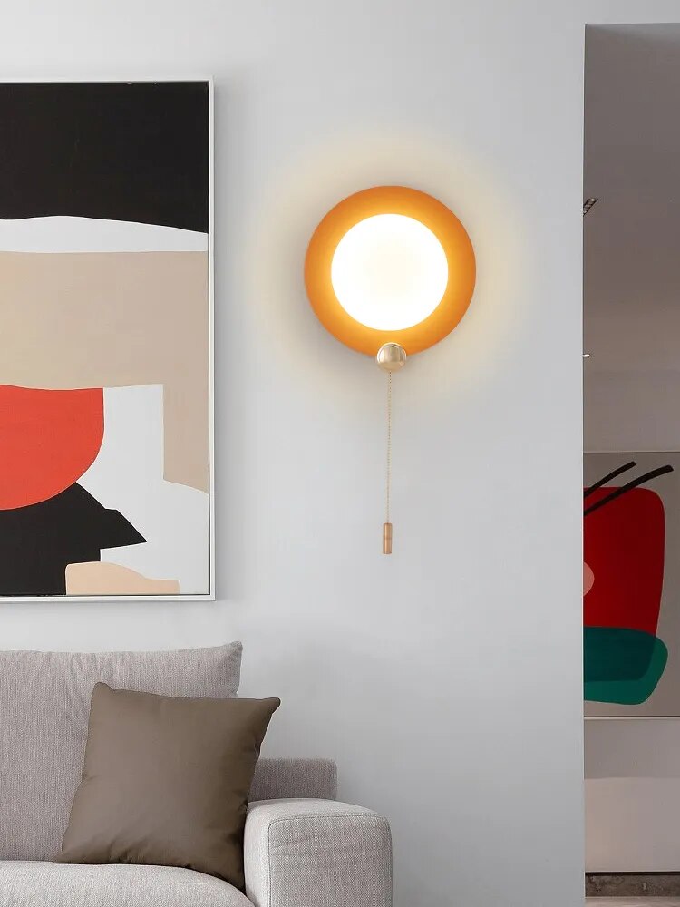Applique simple moderne nordique avec interrupteur - vue 3 sur 7