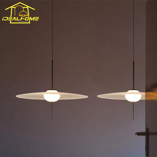 suspension décorative soucoupe volante design nordique en led - vue 2 sur 7