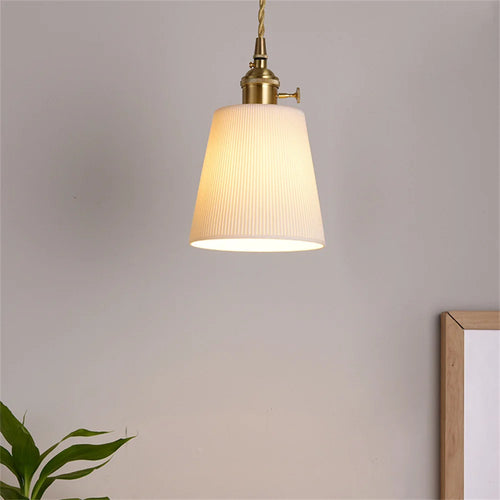 suspension LED en céramique design moderne décorative idéale loft bar - vue 10 sur 10