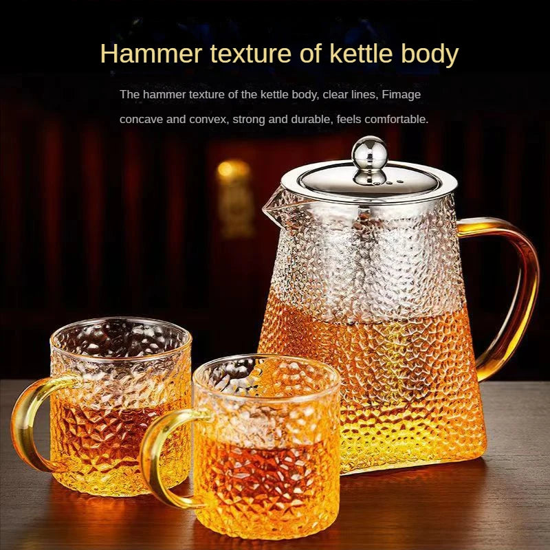 Theiere verre martele filtre inox infusion the 300ml - vue 3 sur 7