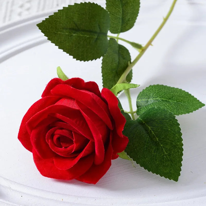 lot de 100 roses artificielles pour décoration mariage fête - vue 8 sur 18