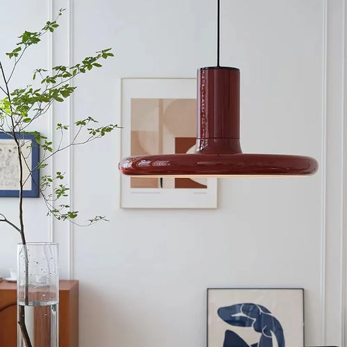 plafonnier led suspendu ovni style nordique retro décoratif intérieur