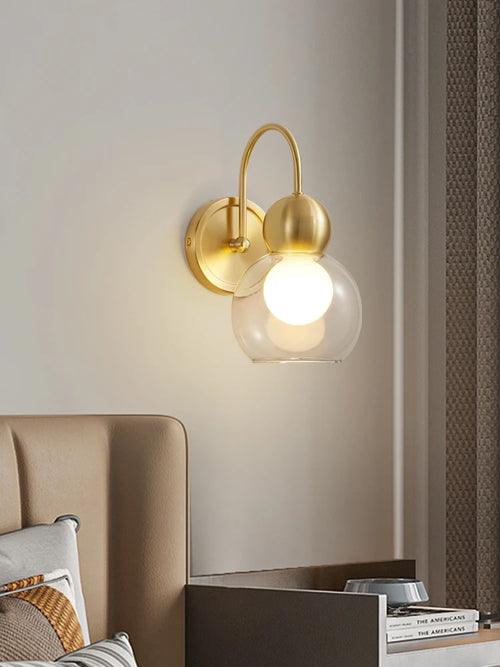 applique murale en cuivre style postmoderne pour intérieur minimaliste - vue 5 sur 10