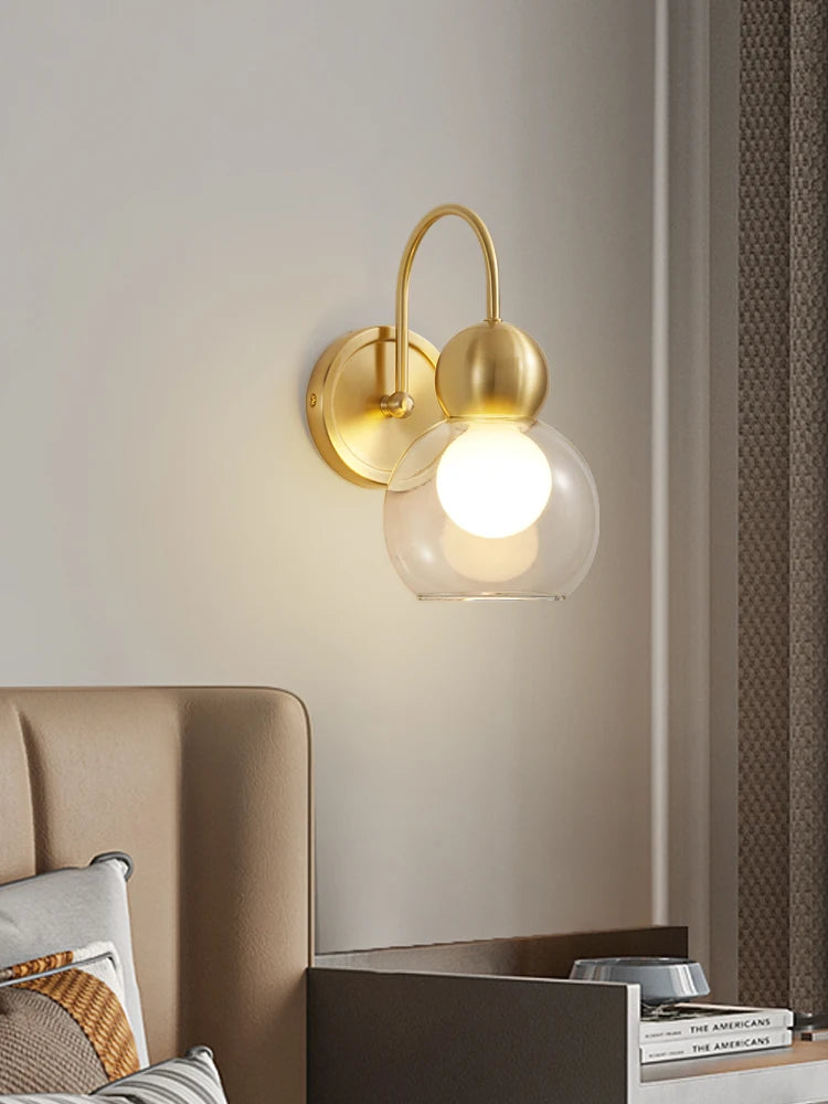 applique murale en cuivre style postmoderne pour intérieur minimaliste - vue 4 sur 10
