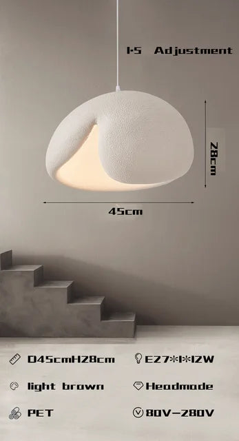 suspension nordique minimaliste wabi sabi pour décoration intérieure