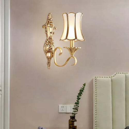 SOFEINA lampe de applique murale LED moderne Design créatif applique en laiton pour la maison salon couloir décor