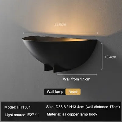 lampe de chevet en cuivre haut de gamme pour intérieur élégant - vue 8 sur 8