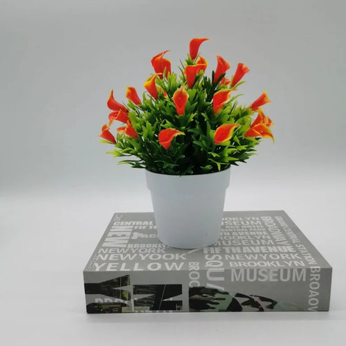 plante artificielle bonsaï fleur en pot décoration intérieure et extérieure - vue 14 sur 13