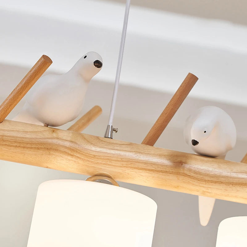 suspension en bois style nordique et japonais - vue 5 sur 8