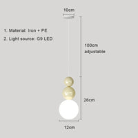 lampe led suspendue design nordique moderne luminaire décoratif d'intérieur