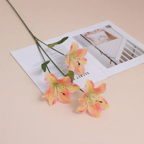 fleurs en soie lys décoratif pour intérieur et extérieur - vue 13 sur 15