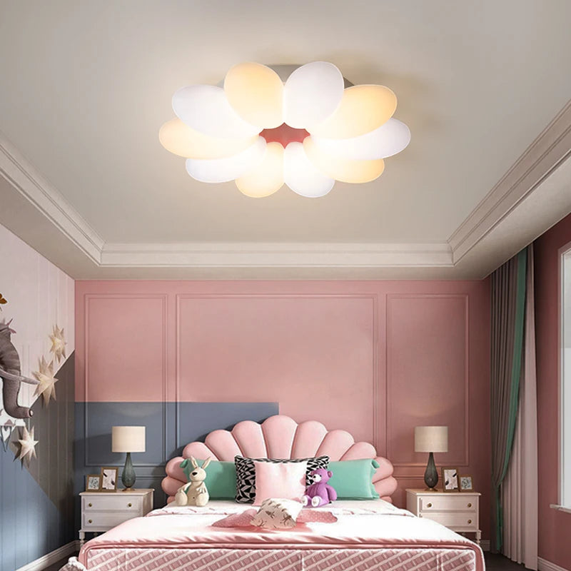 Plafonnier Led créatifs de plafond ovales pour salon salle à manger garçon fille chambre étude éclairages quotidiens intérieurs