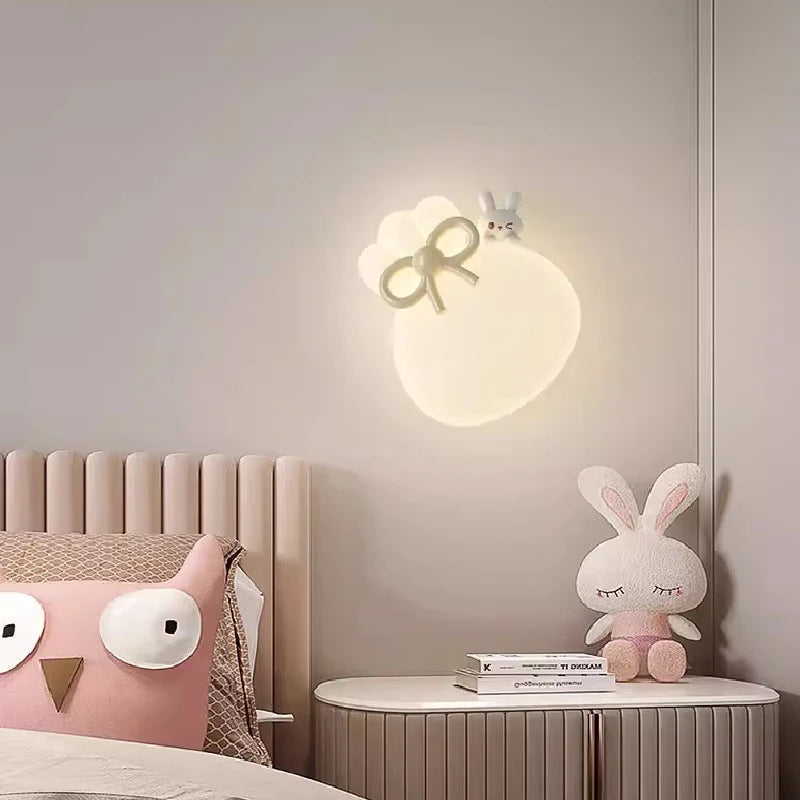 applique murale lapin et ours pour chambre enfant décorative - vue 3 sur 8