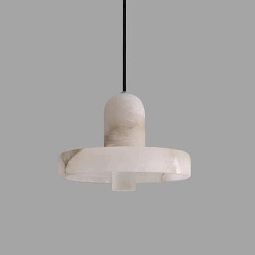 lustre en marbre espagnol de luxe tout en cuivre pour restaurant b & b - vue 4 sur 6