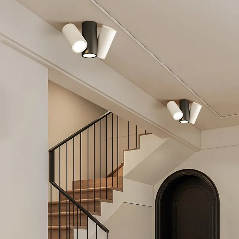 Spot LED simple et moderne lampe couloir escalier porche étude lumière cuisine salle à manger éclairage restaurant projecteur intérieur