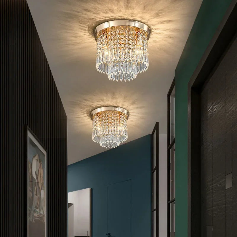 plafonnier led moderne en bois de style bohémien monté en surface - vue 3 sur 20