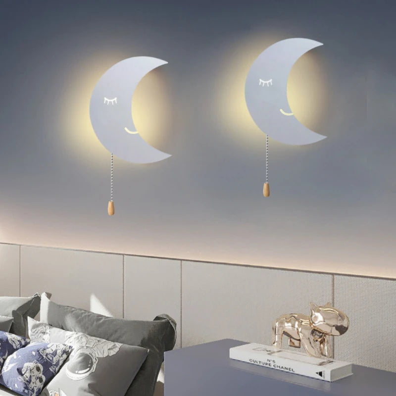 Lampe Murale de lune Rechargeable Mobile moderne pour Wandleuchte Applique Murale Wandlamp Kinkiet lumières