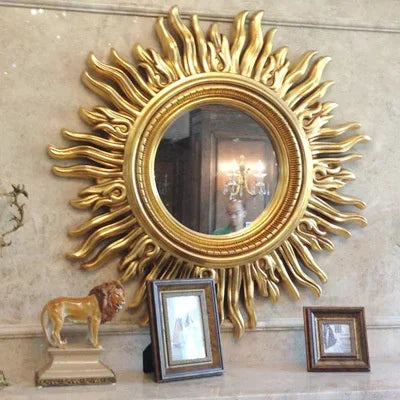 miroir mural décoratif sun apollo art design élégant et unique - vue 14 sur 14