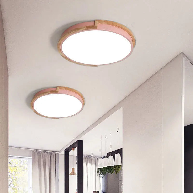 Plafond moderne à LEDs lumière Macaron pour chambre salon salle à manger allée décor à la maison