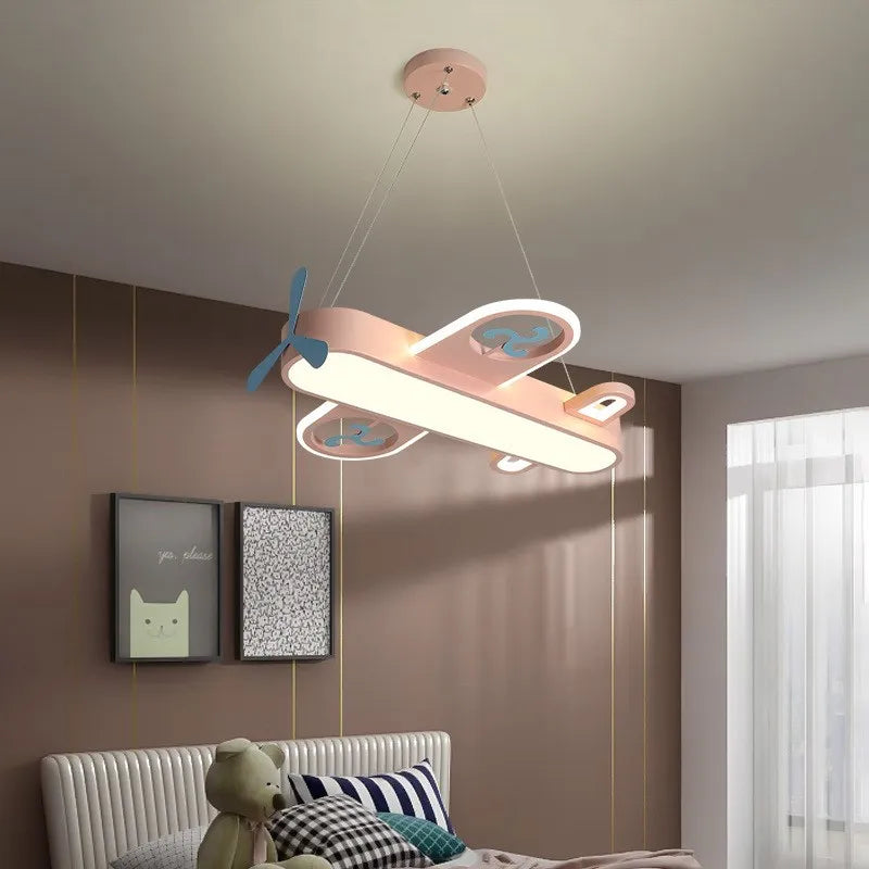 appliques suspendues led pour enfants en bois et métal - vue 4 sur 18