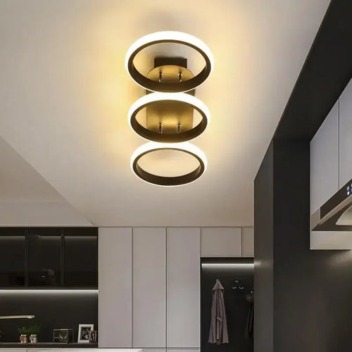 plafonnier moderne à leds pour éclairage intérieur décoratif - vue 2 sur 10