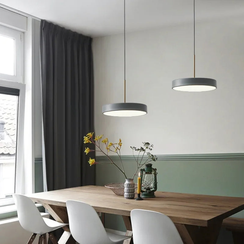 Suspension led rond pour décoration moderne