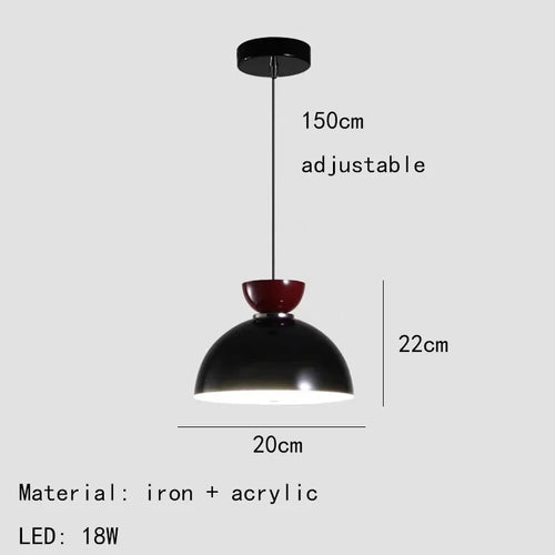 lustre moderne réglable cordon métallique pour intérieur design - vue 23 sur 24