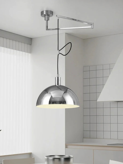 lustre à tête unique angle réglable design minimaliste moderne