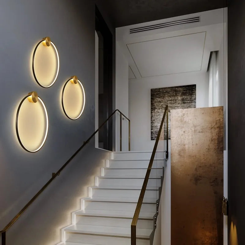 applique murale led en laiton style art déco pour intérieur moderne - vue 3 sur 23