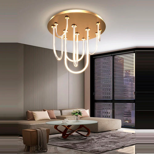lustre à led post-moderne à intensité variable nouvelle tendance 2022 - vue 5 sur 11