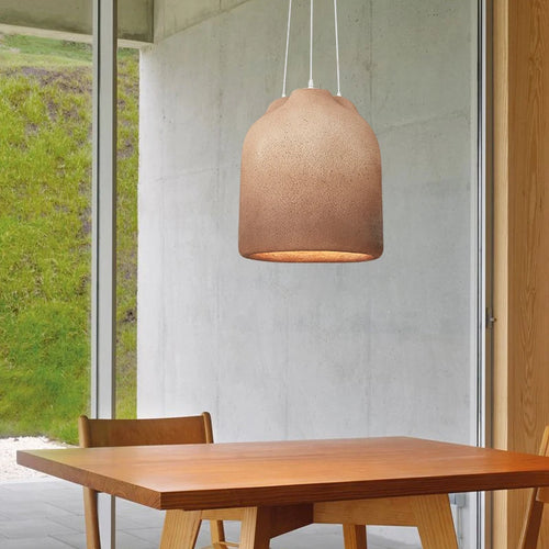 lustre led style wabi sabi nordique pour restaurant et bar - vue 5 sur 9