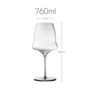 Verre à champagne cristal fin fait main léger