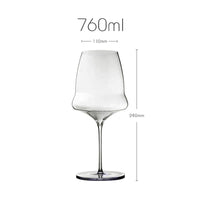 Verre à champagne cristal fin fait main léger