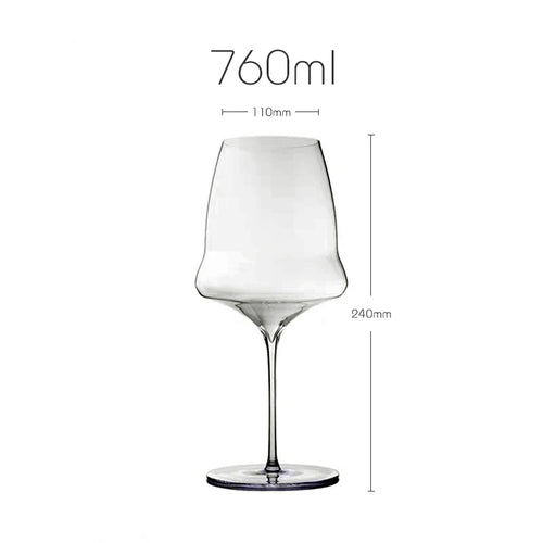 Verre à champagne cristal fin fait main léger