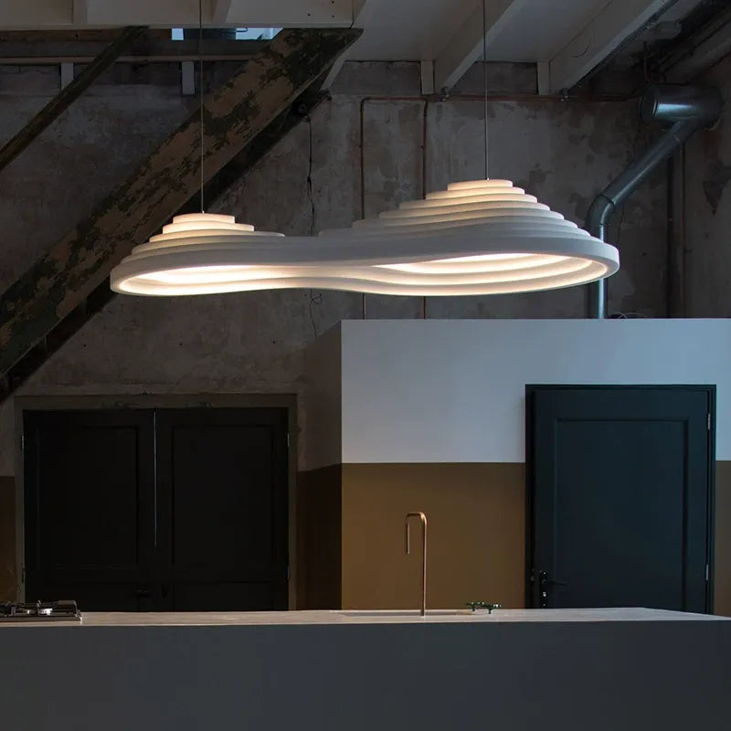 Suspension Led wabi-sabi au design nordique minimaliste