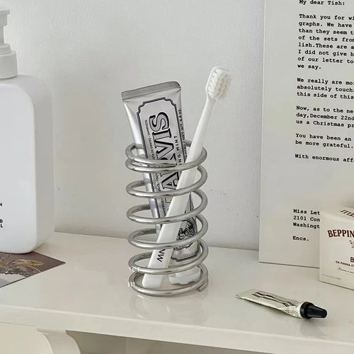porte-brosse à dents en acier inoxydable pour salle de bain - vue 3 sur 6