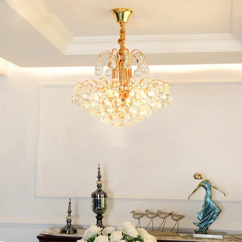 lustre en cristal moderne pour intérieur design et élégant - vue 3 sur 6
