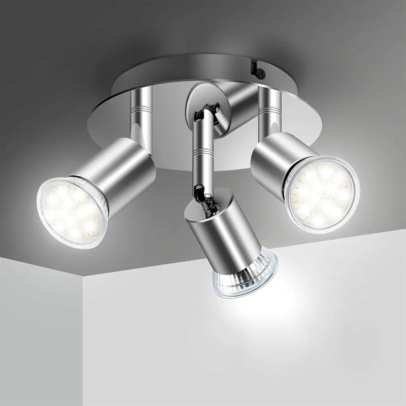 projecteur rotatif monté en surface moderne downlight sur rail