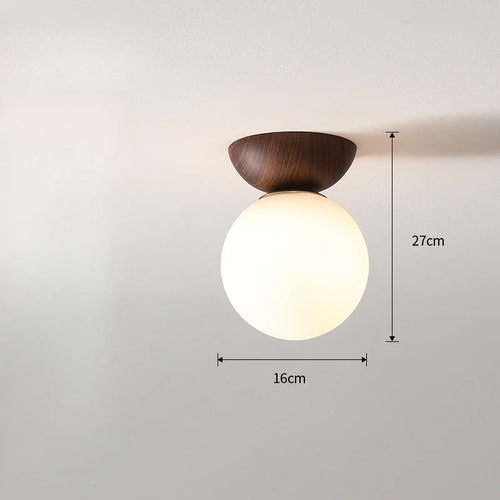 plafonnier led style japonais design nordique luminaire décoratif idéal - vue 8 sur 10