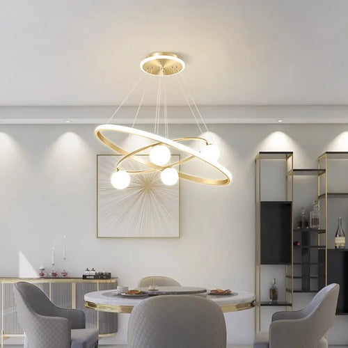 lustre décoration maison éclairage intérieur suspension fantaisie - vue 2 sur 9