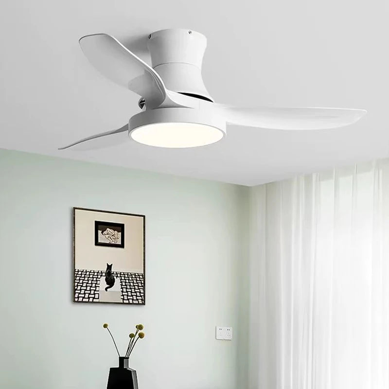 ventilateur de plafond moderne avec lumière design pour intérieur - vue 5 sur 14