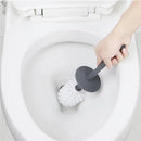 brosse de toilette moderne avec couvercle design élégant accessoires de nettoyage
