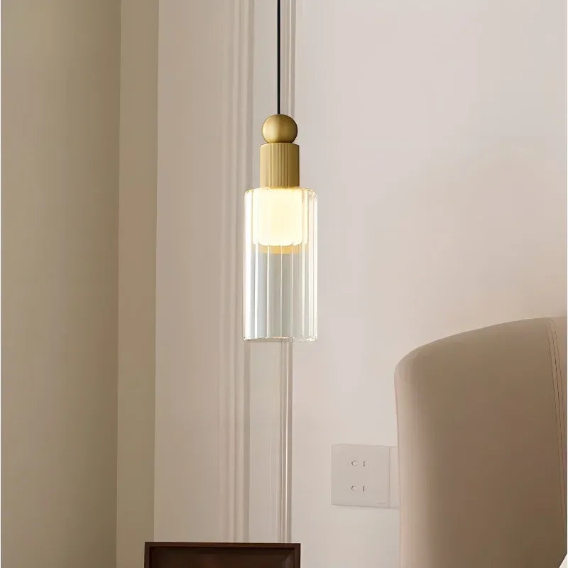 suspension en laiton doré pour décoration moderne et élégante - vue 3 sur 8