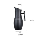 Carafe isotherme acier inoxydable élégante boissons froides chaudes