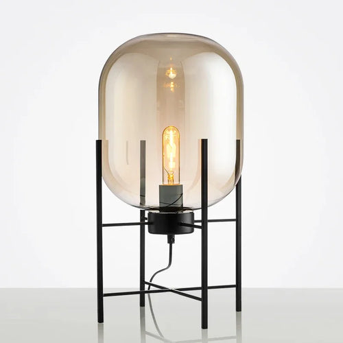 lampe de table nordique postmoderne en verre pour décoration - vue 2 sur 8