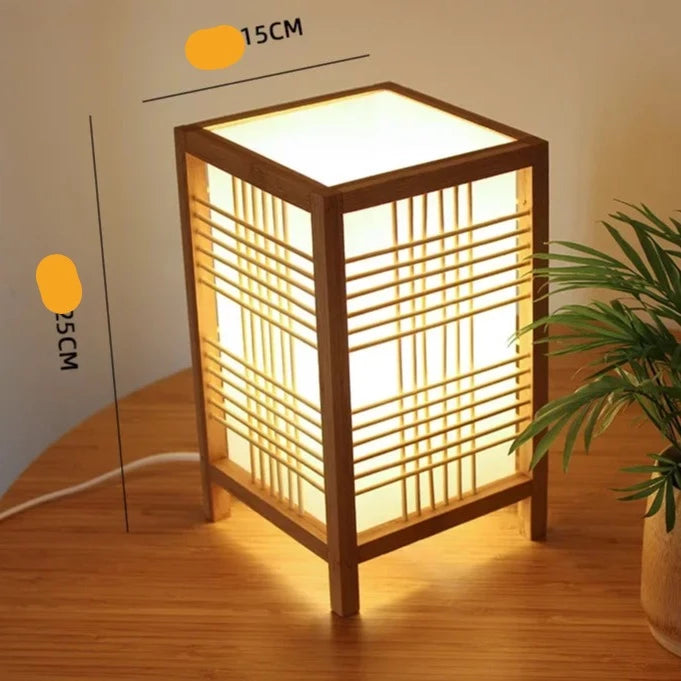 Lampe de Table japonaise Tatami Club Zen - vue 8 sur 13