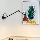 applique murale rotative avec prise en métal pour éclairage